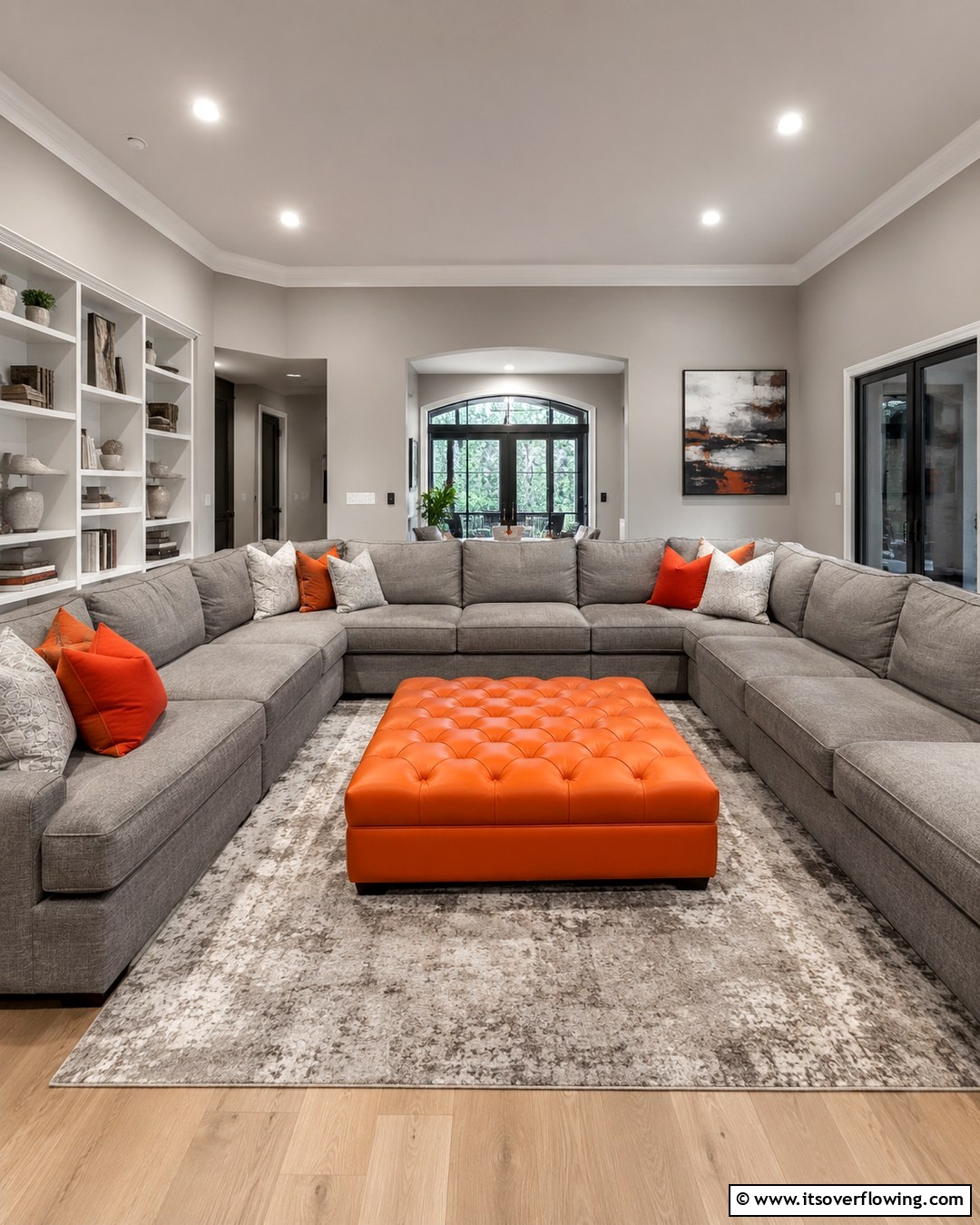 25 Orange and Grey Living Room Ideas for a Modern Look