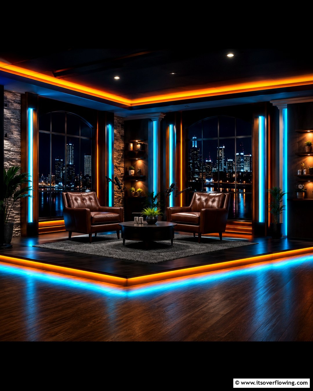 Neon Podcast Roo 25 Podcast Room Ideas for a Professional Setup