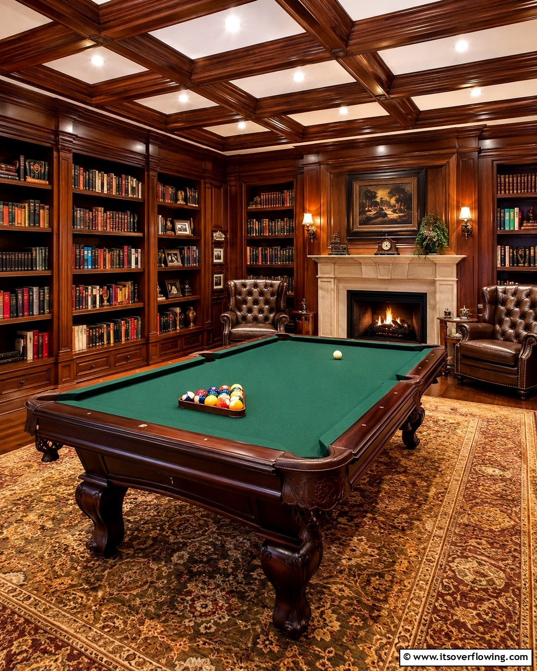 Library Pool Table 25 Pool Table Room Ideas for the Ultimate Game Room