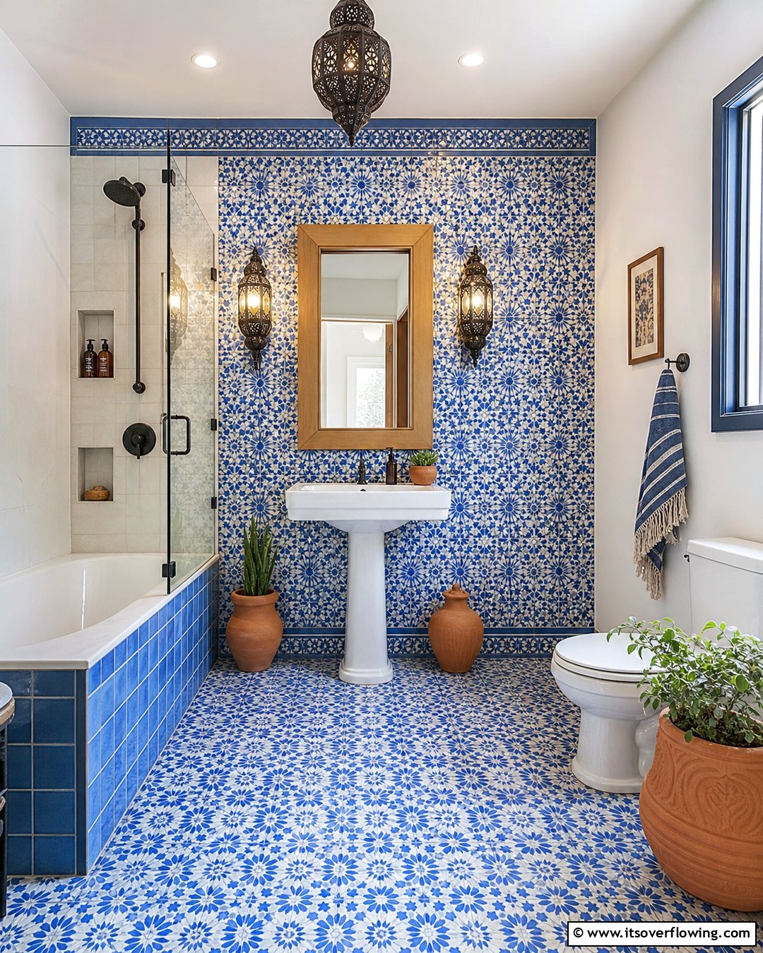 25 Stunning Blue Tile Bathroom Ideas for a Fresh Look