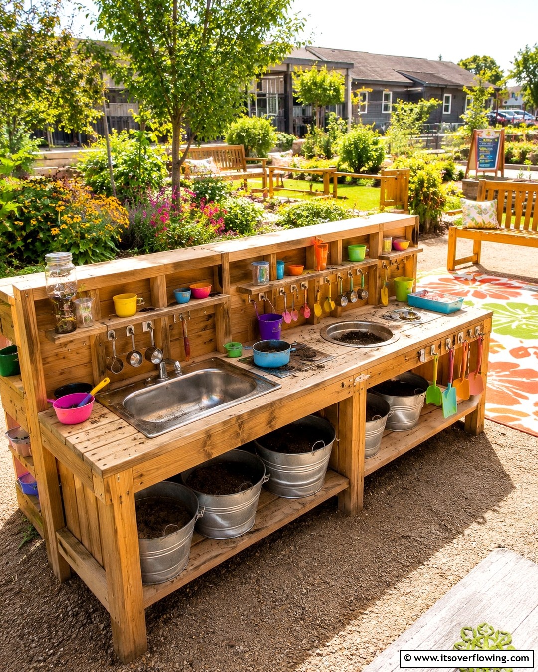 30 Mud Kitchen Ideas to Inspire Outdoor Kids’ Play
