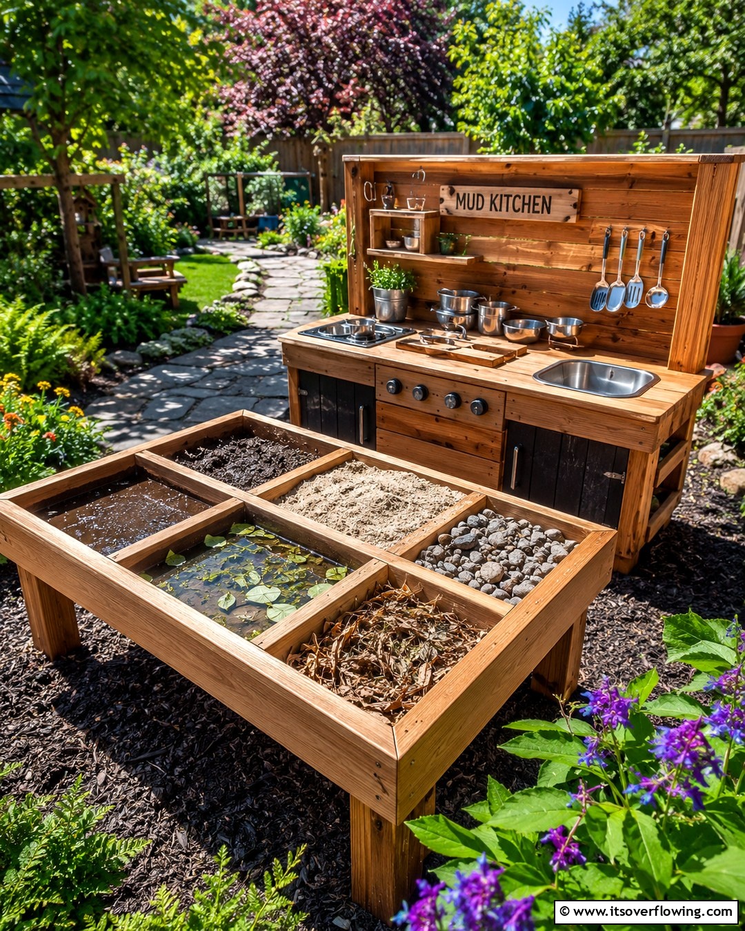 30 Mud Kitchen Ideas to Inspire Outdoor Kids’ Play