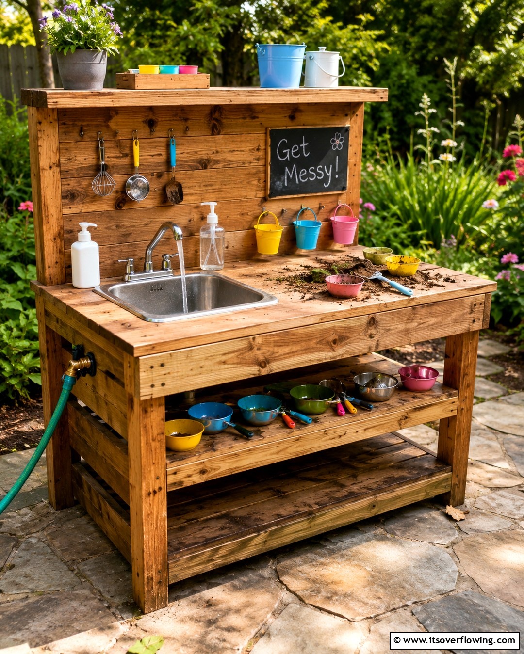 30 Mud Kitchen Ideas to Inspire Outdoor Kids’ Play