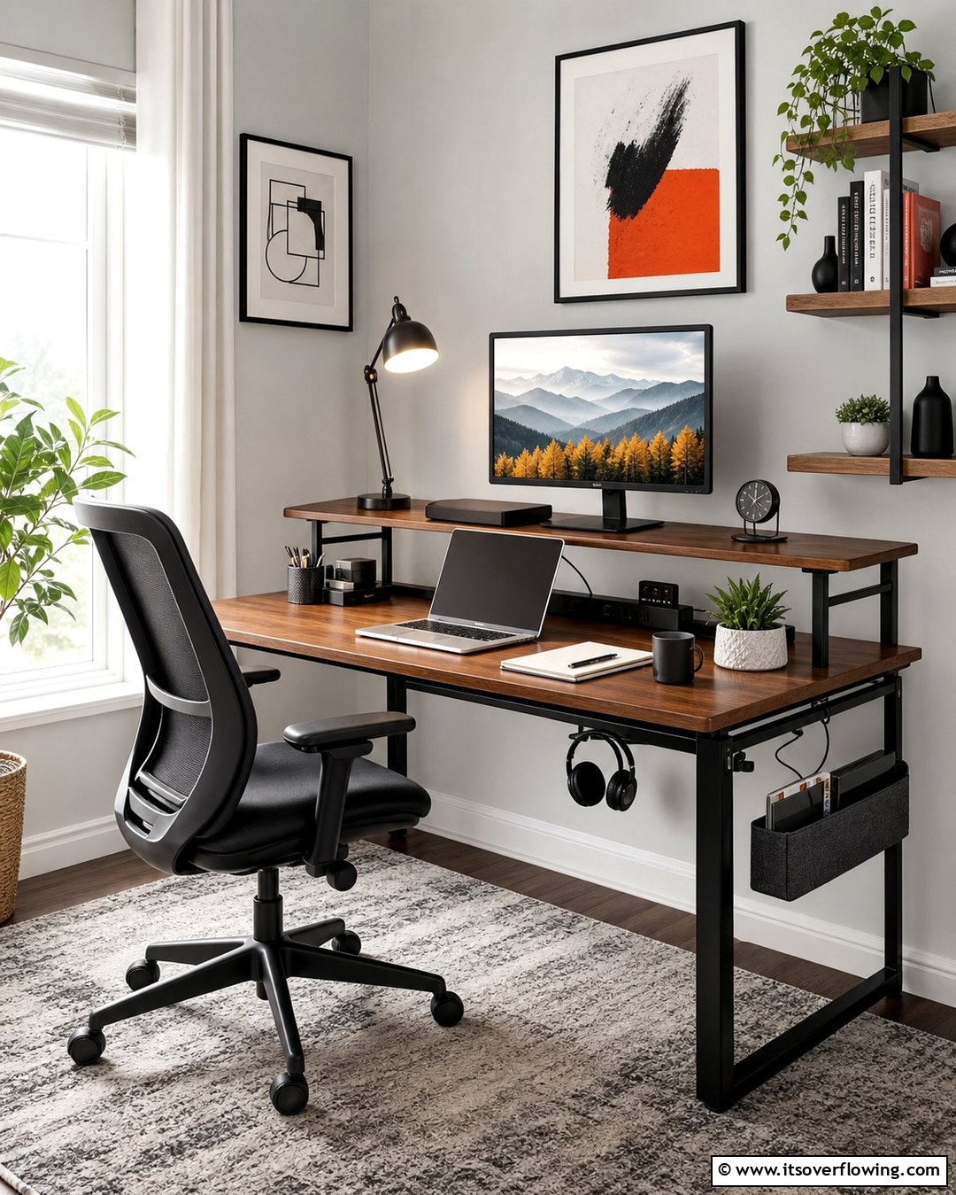 25 Desk in Living Room Ideas for Functional Spaces