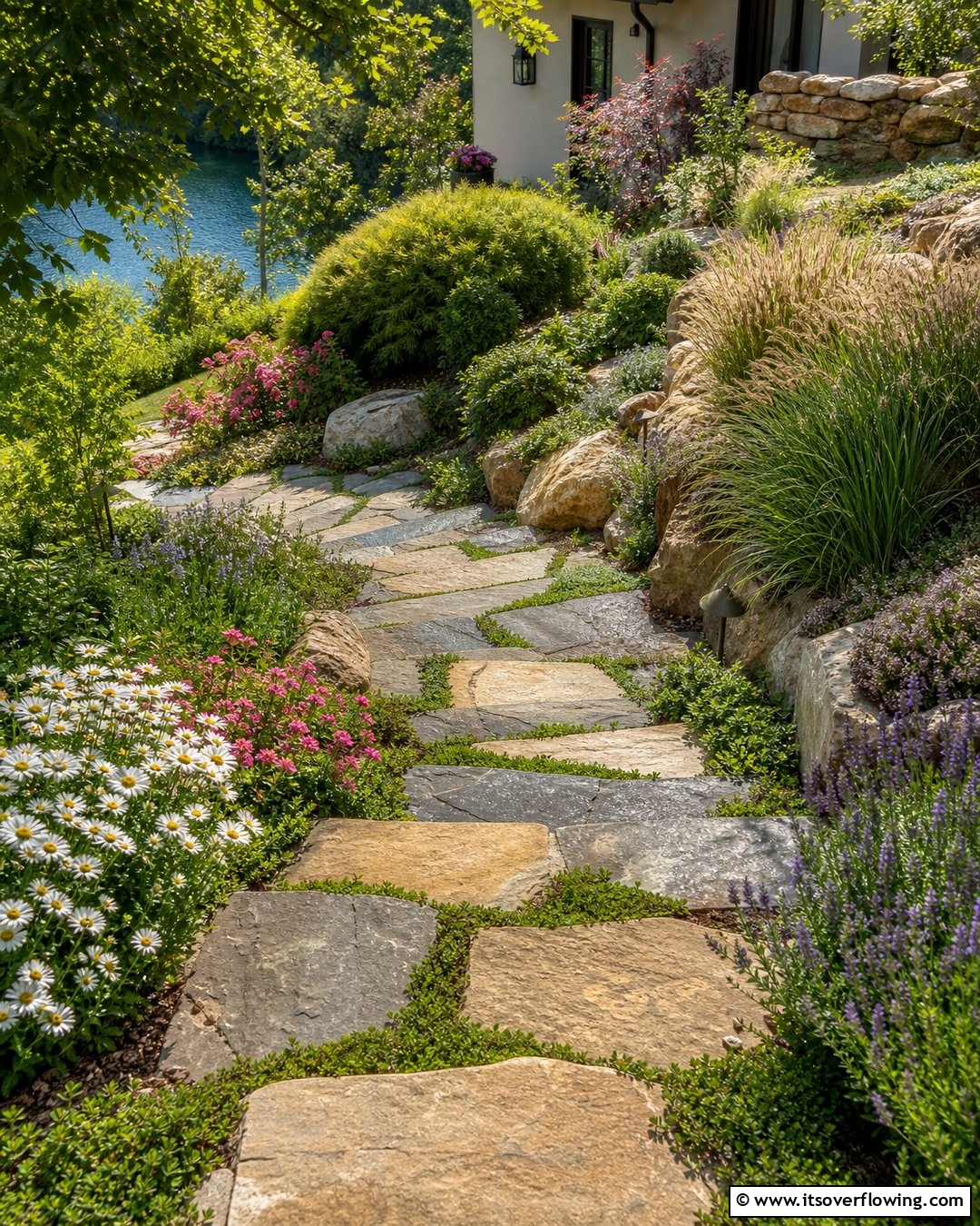 20 Sloped Walkway Ideas for Beautiful Landscaping