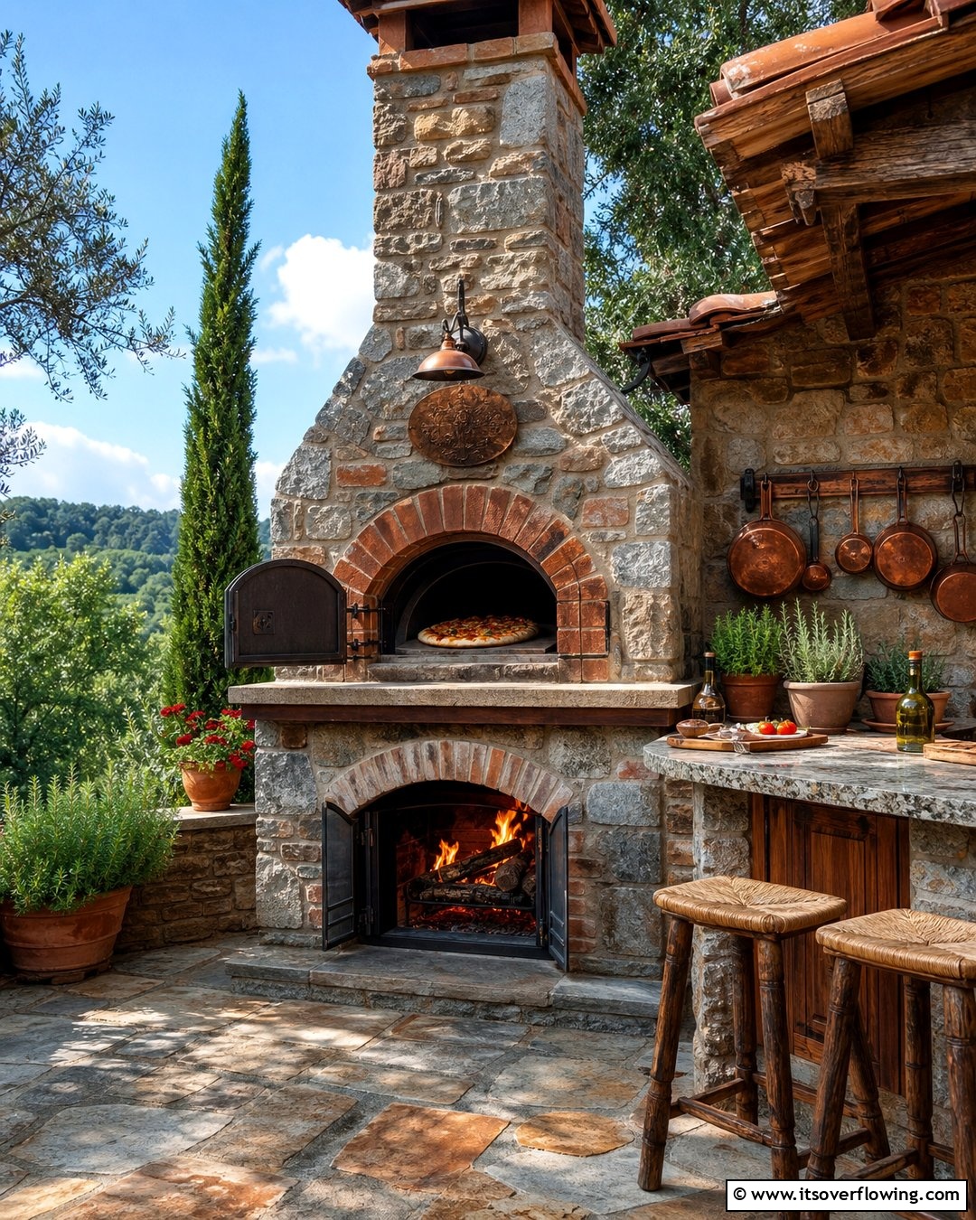 20 Rustic Outdoor Fireplace Ideas for Cozy Evenings