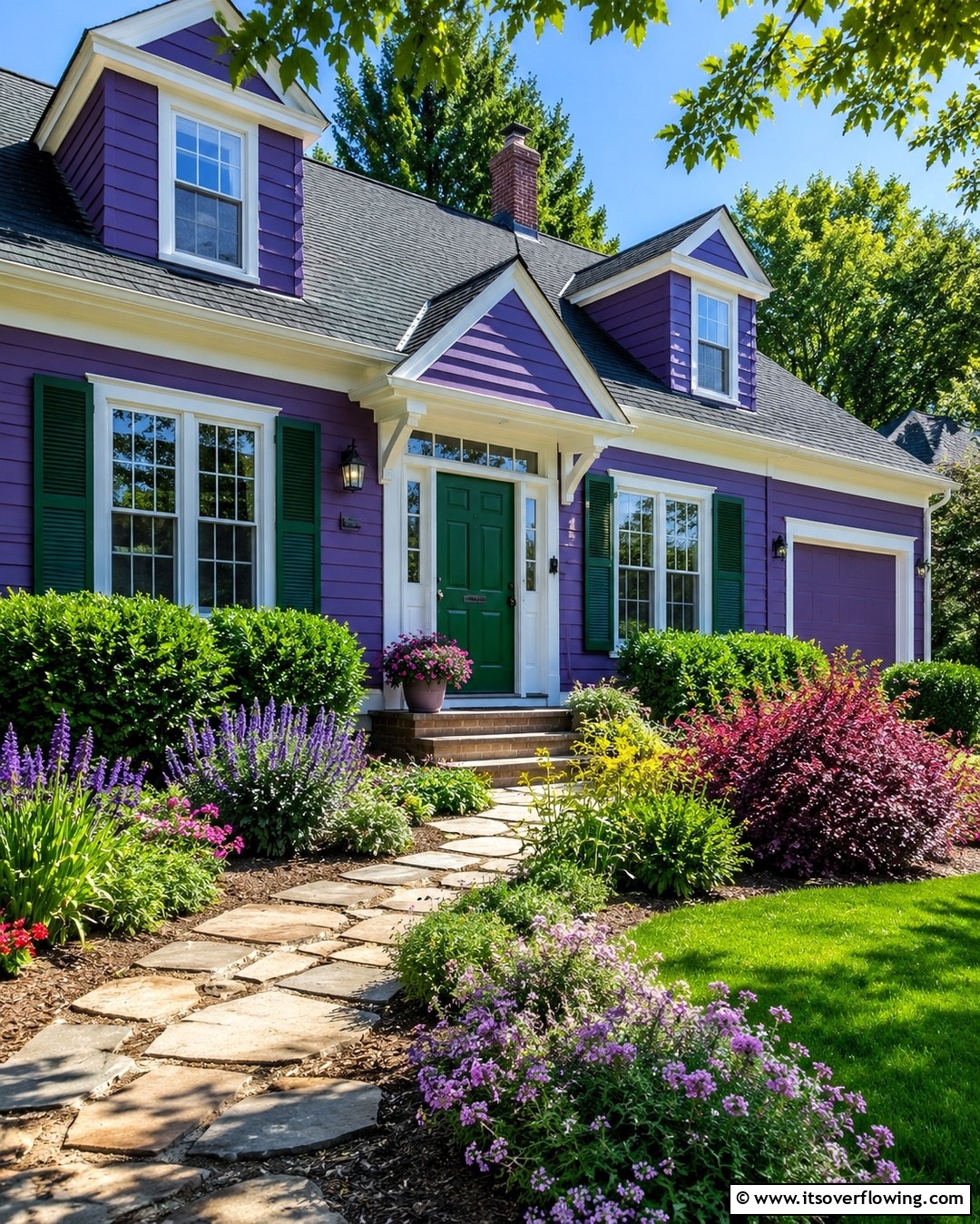 25 Purple House Exterior Ideas for a Unique Curb Appeal