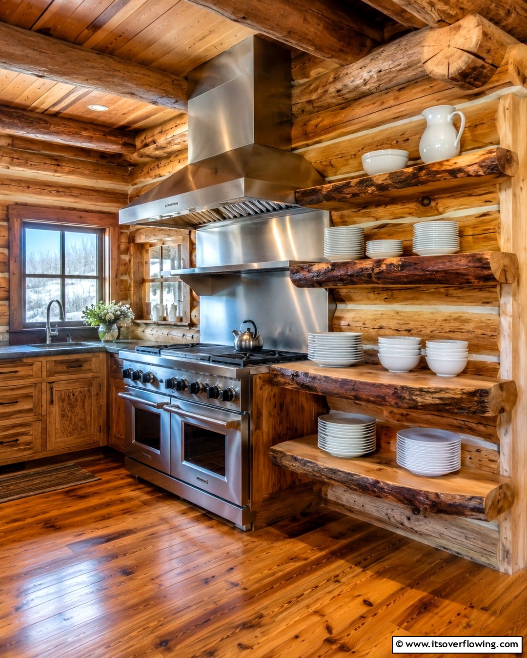 25 Log Cabin Kitchen Design Ideas for a Rustic Look