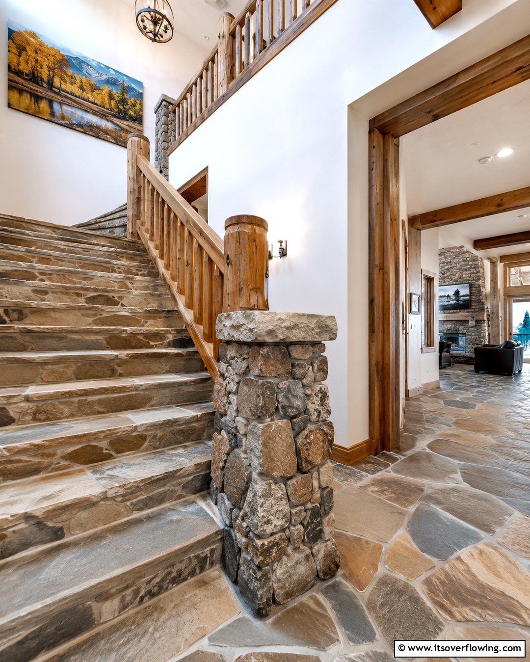 Rustic Step Railing 30 Rustic Farmhouse Stair Railing Ideas & Designs