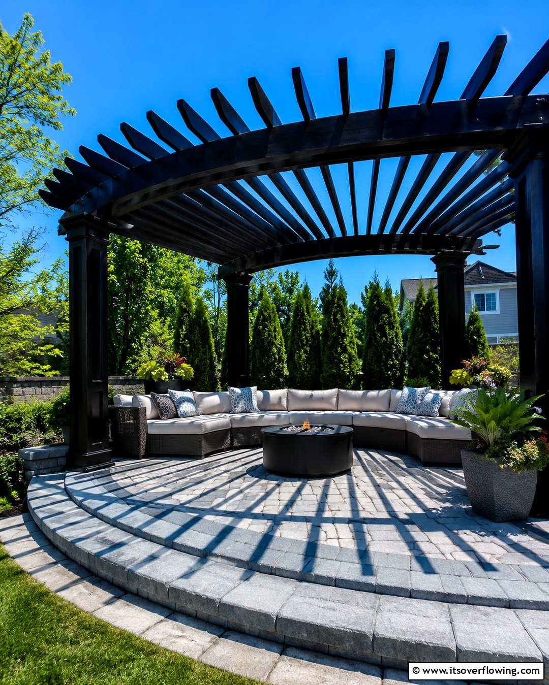 Raster Rond Patio 25 Semi Circle Patio Ideas and Inspiration for Your Backyard