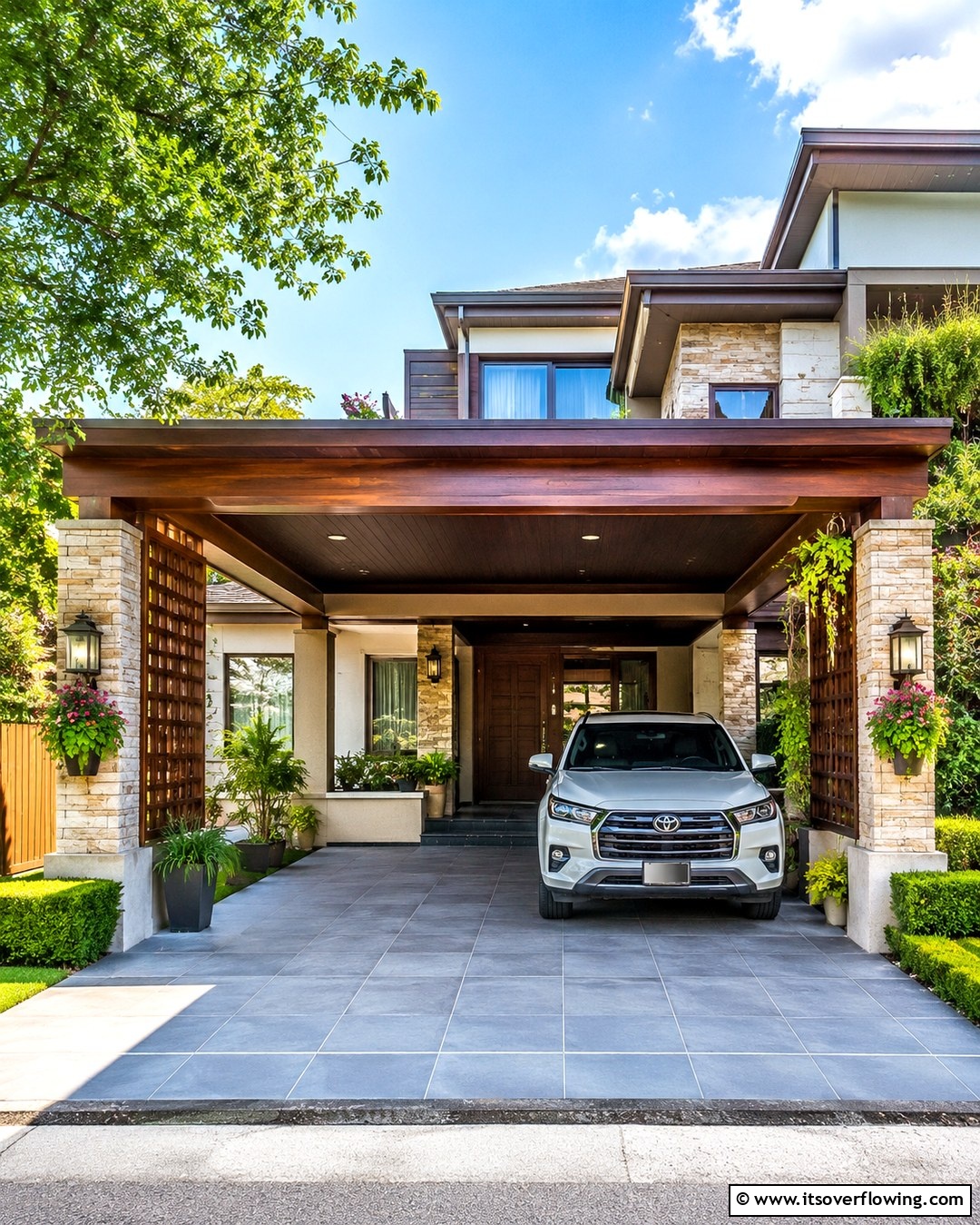 Porch Radeoactive Car 25 Car Porch Design Ideas for a Welcoming Entrance