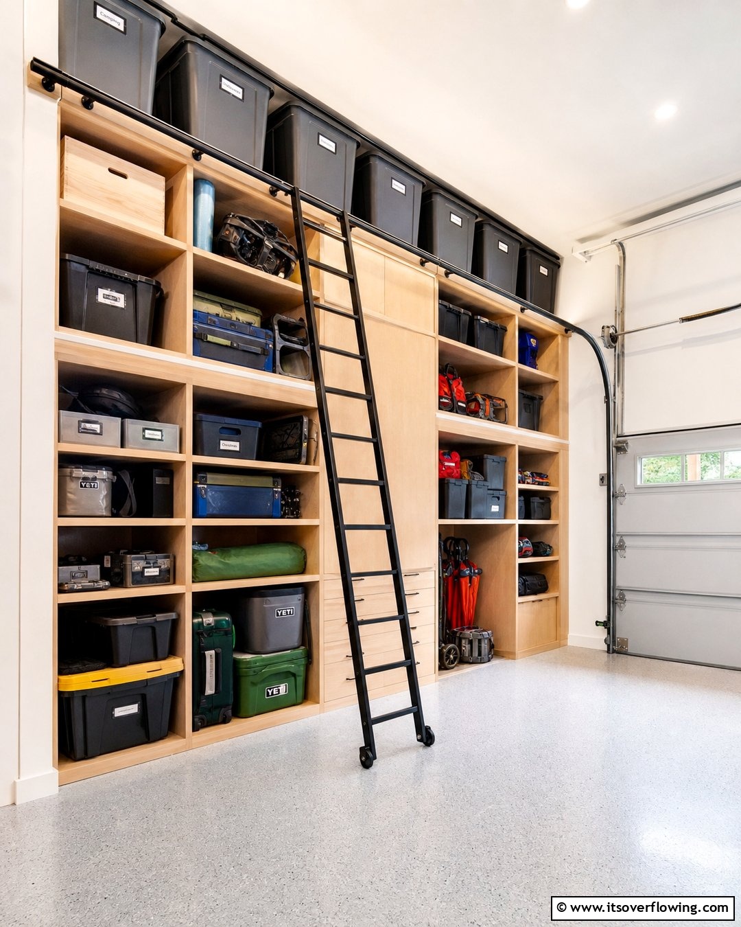 Multiple Ladder Storage System 21 Garage Storage Ideas to Organize Your Cluttered Space
