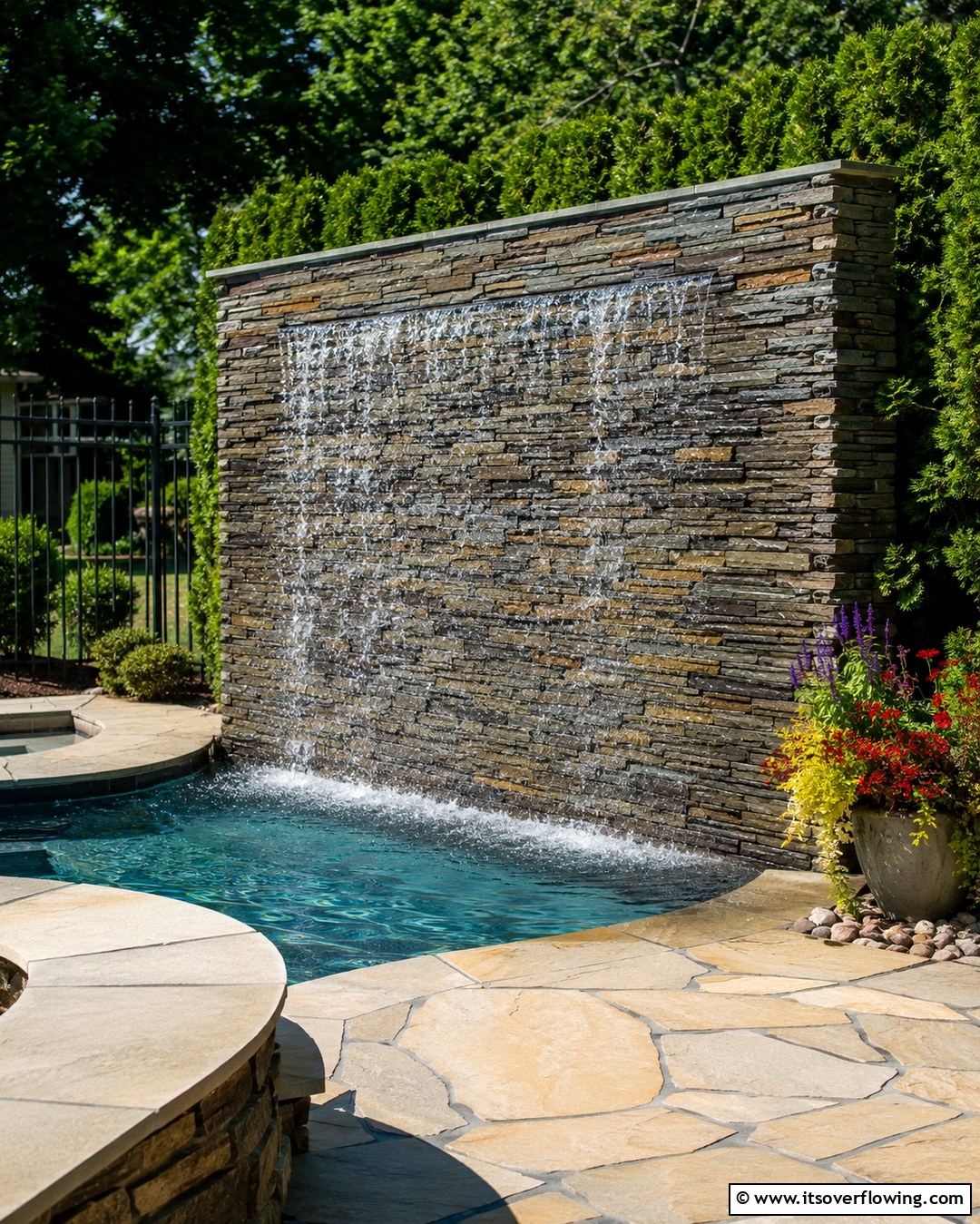 25 Small Pool Waterfall Ideas for Your Backyard