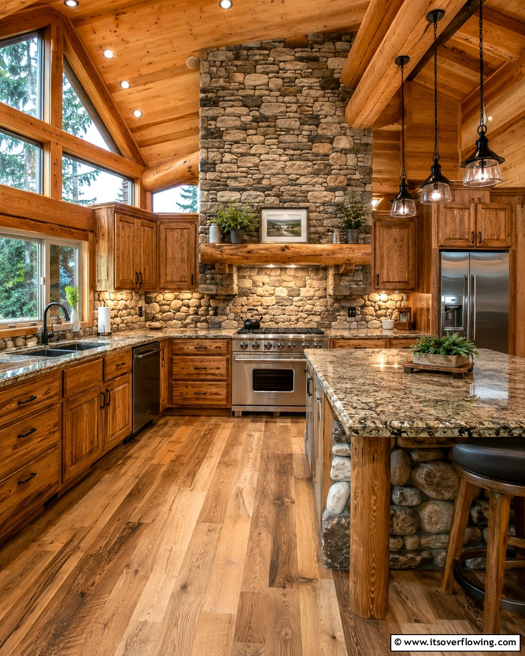 25 Log Cabin Kitchen Design Ideas for a Rustic Look