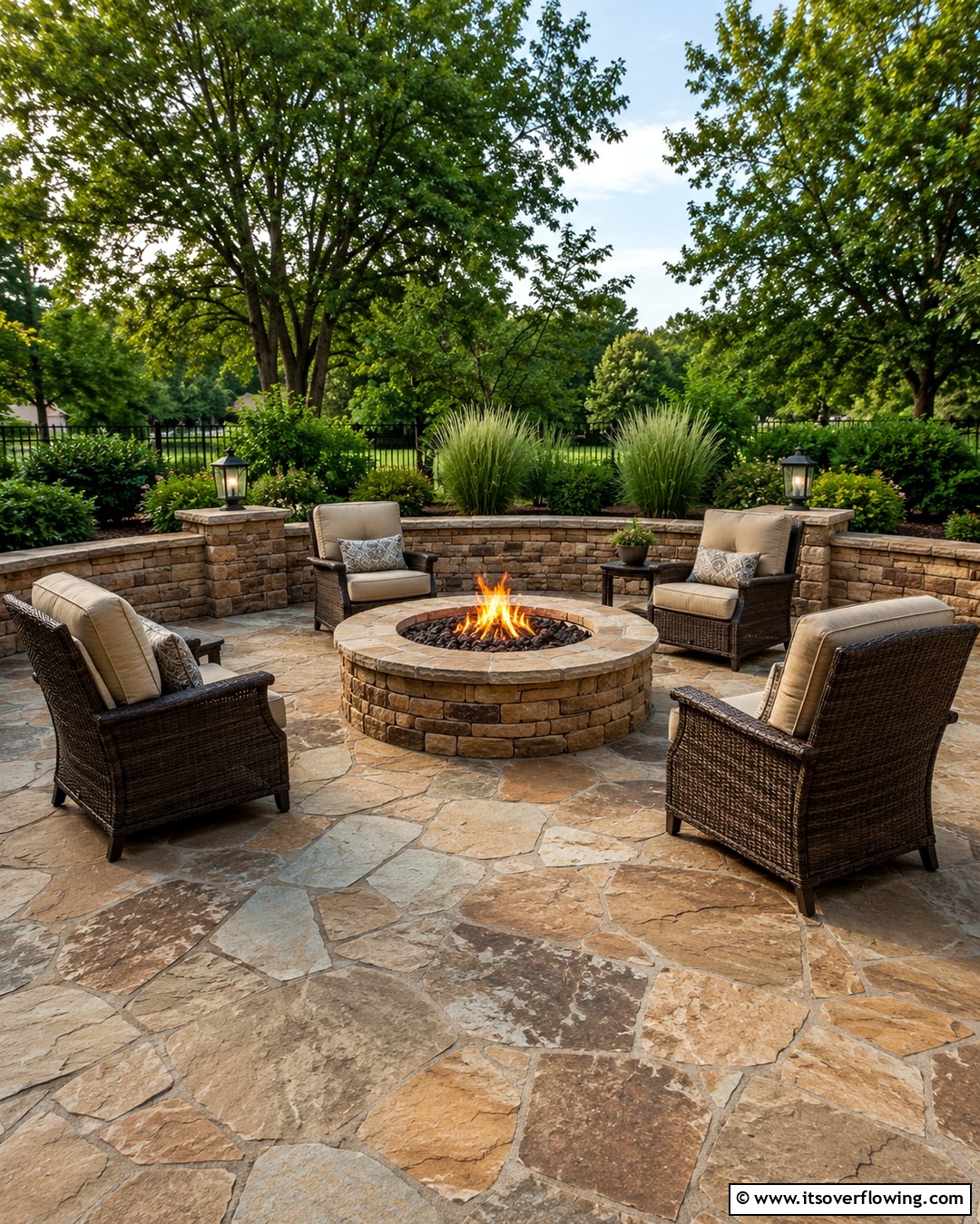 25 Stone Patio Ideas for Natural Outdoor Beauty