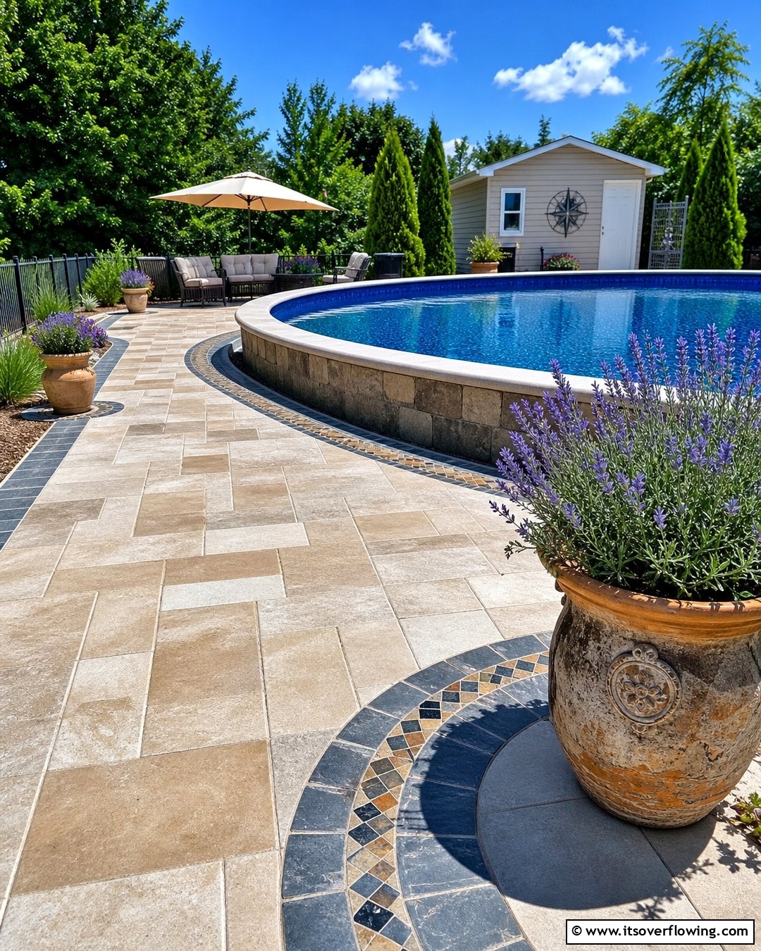 20 Above Ground Pool Walkway Ideas for Safety