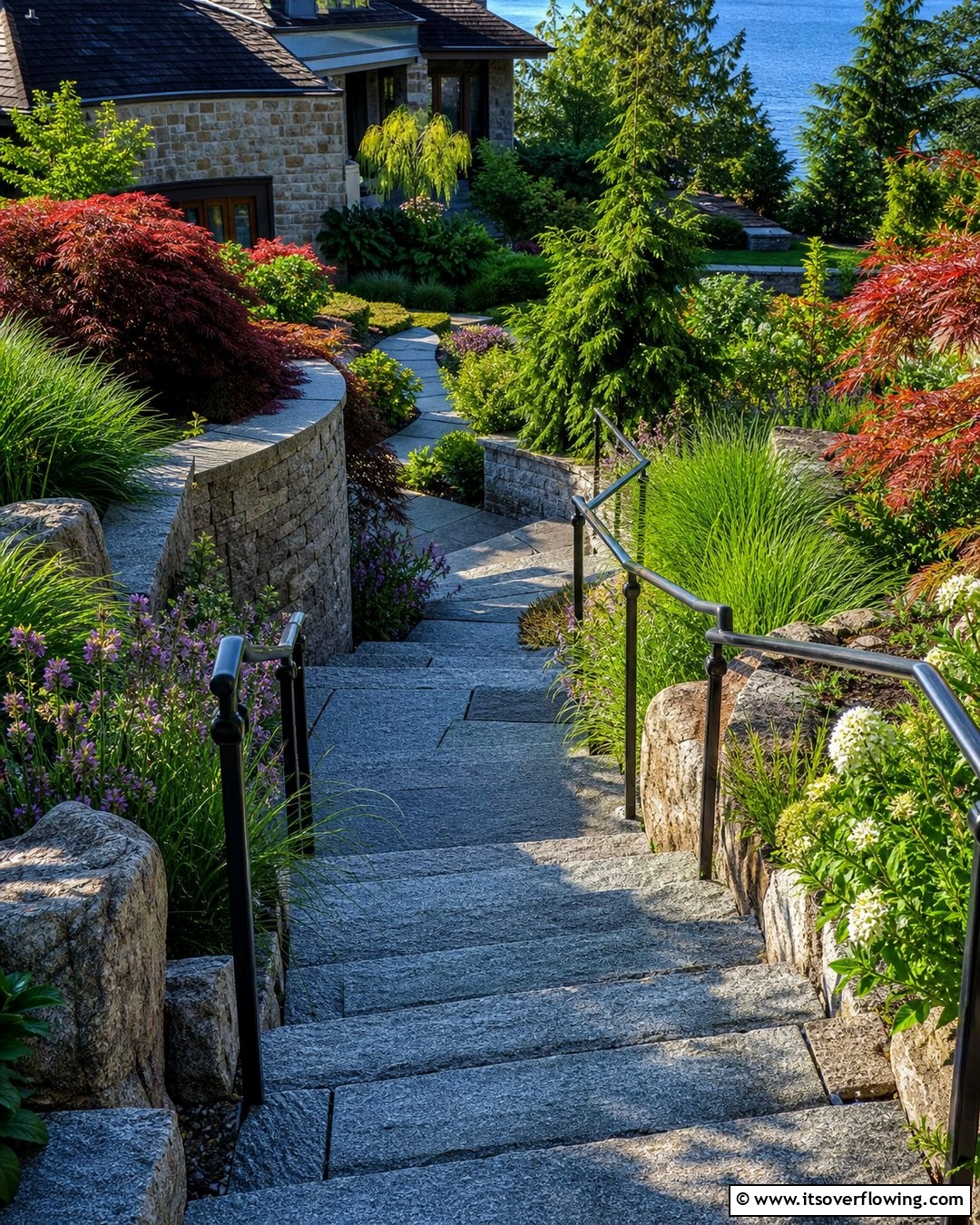 20 Sloped Walkway Ideas for Beautiful Landscaping