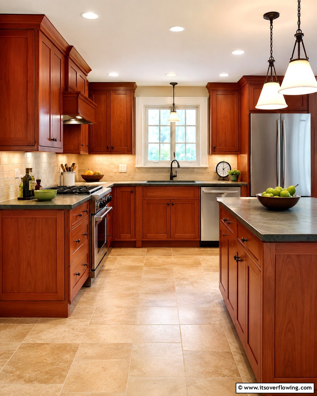 25 Natural Cherry Kitchen Cabinets for a Warm and Inviting Look