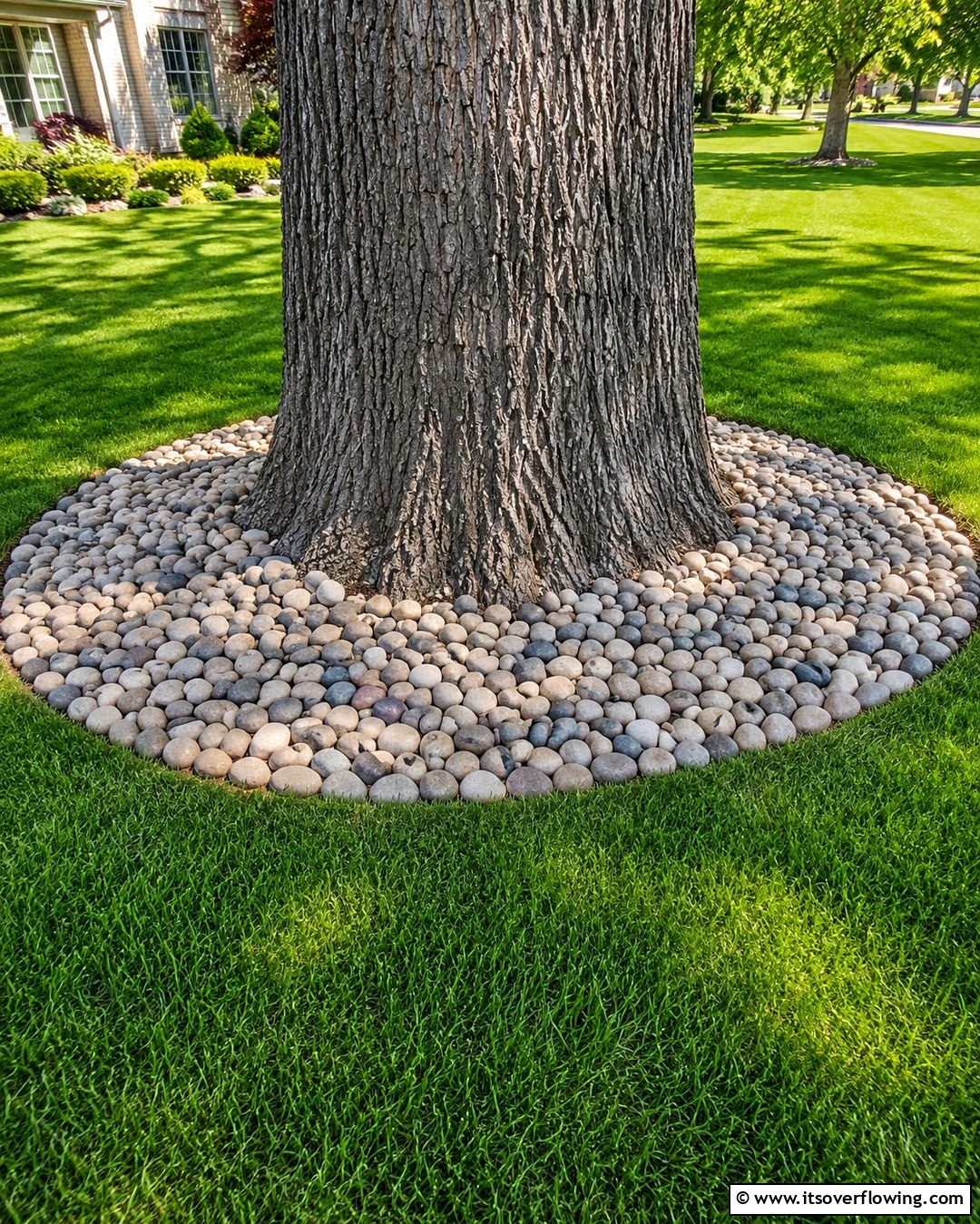 25 River Rock Edging Ideas For Your Garden 