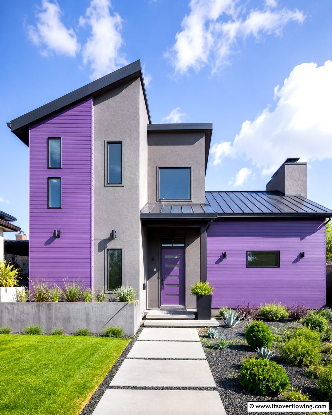 25 Purple House Exterior Ideas for a Unique Curb Appeal