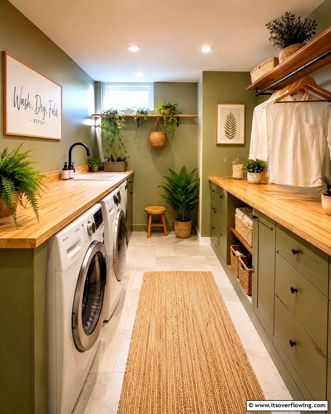 30 Basement Laundry Room Ideas for Functional Utility Spaces
