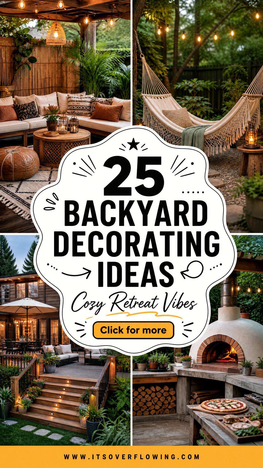 25 Backyard Decorating Ideas For A Cozy Outdoor Retreat