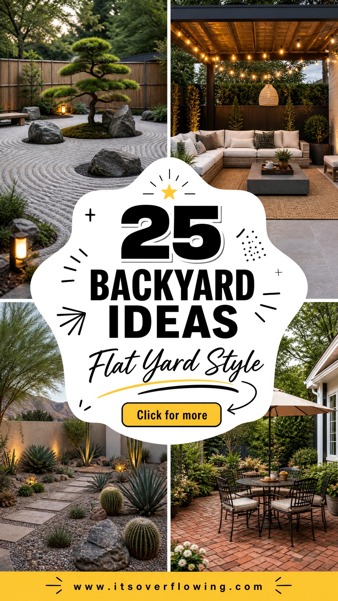 25 Backyard Ideas for Flat Yards: Simple Stylish Designs