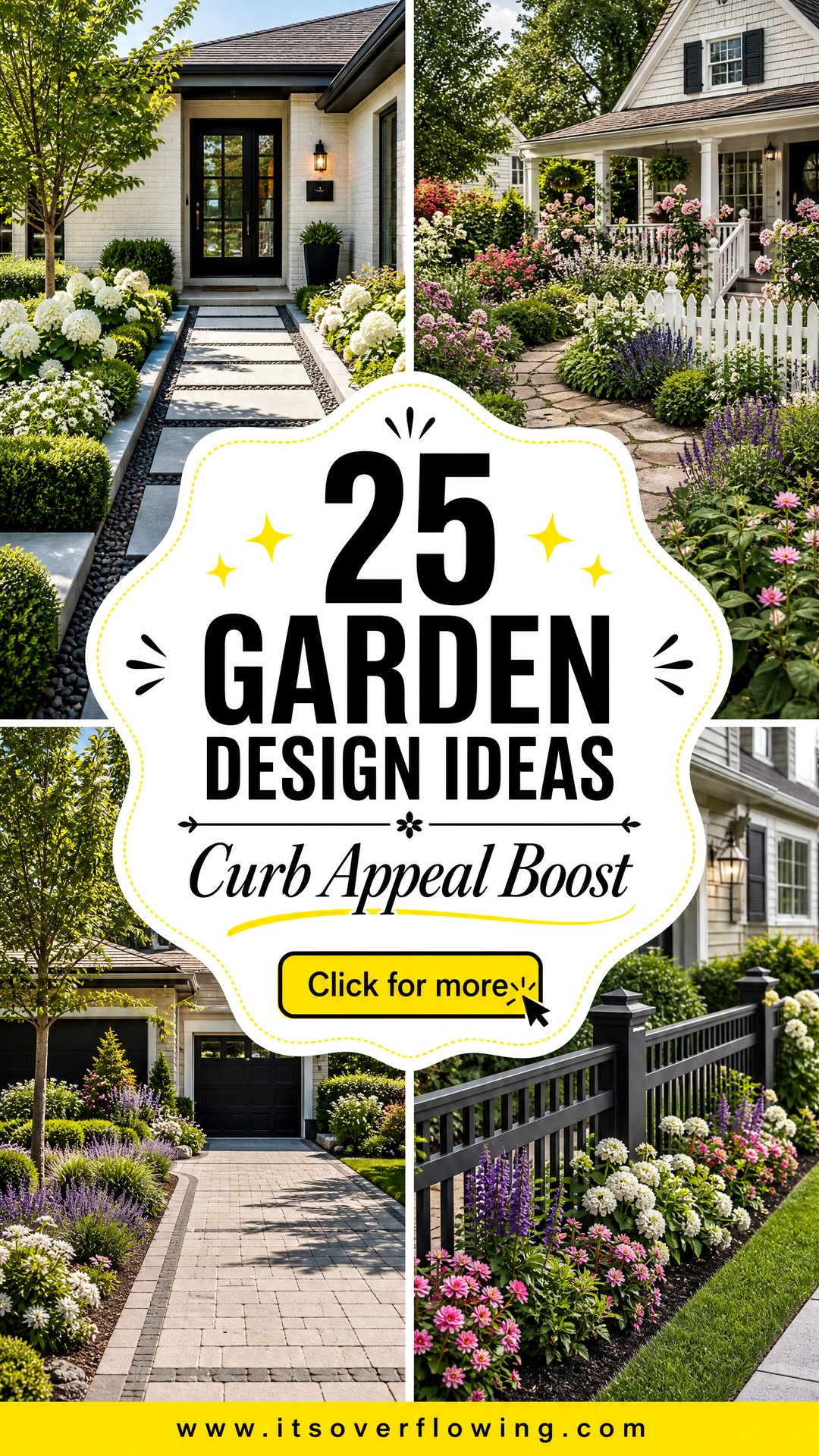 25 Garden Design Ideas for Front Gardens With Curb Appeal