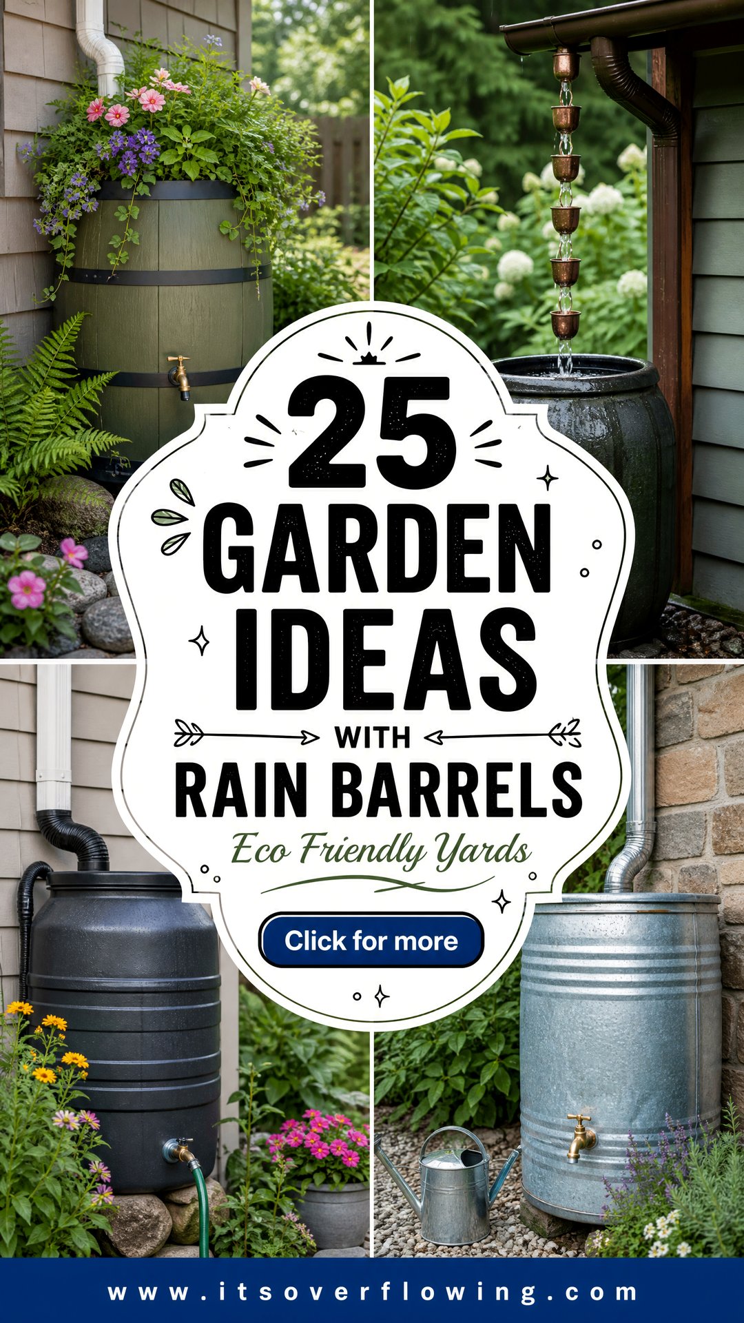 25 Garden Ideas With Rain Barrels for Eco-Friendly Yards