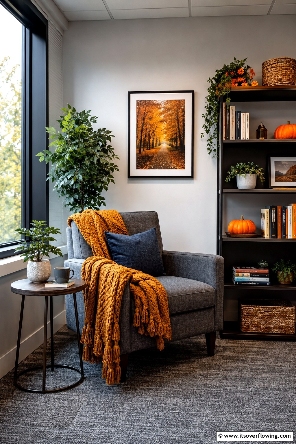 50 Fall Office Decor Ideas for A Sleek, Calm Workspace