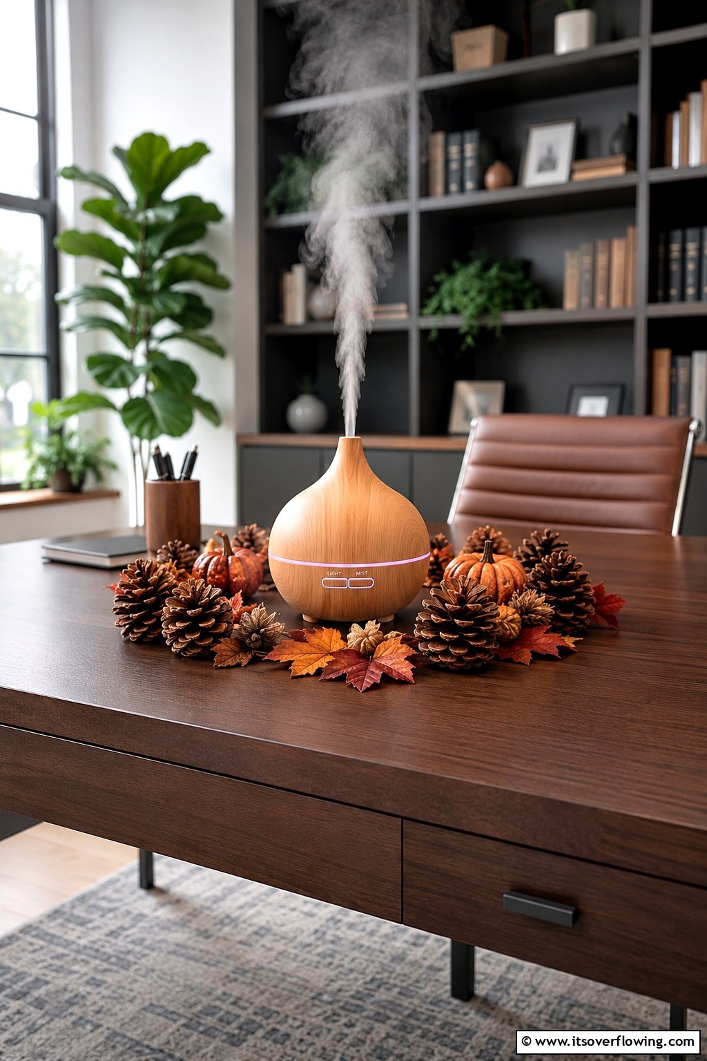 50 Fall Office Decor Ideas for A Sleek, Calm Workspace