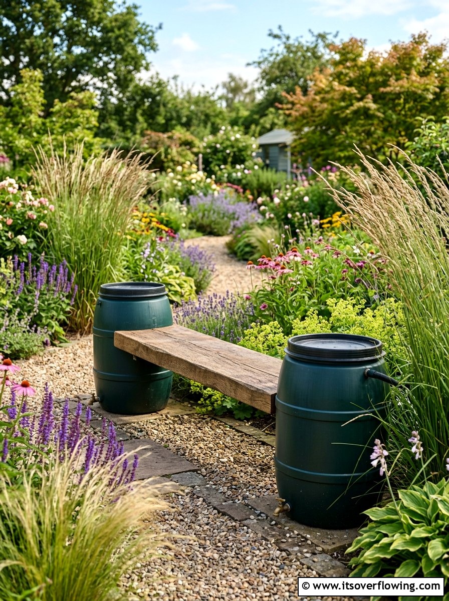 25 Upcycled Garden Ideas With Rain Barrels To Save Water